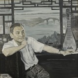 刘景文油画：丝弦声声.JPG